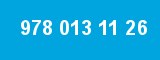 978 013 11 26